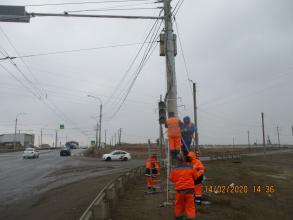 На перекрестке улиц 1-я Котельная и Аэропортовское шоссе устанавливают светофор