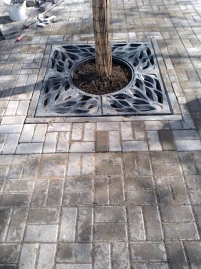 На Лебедином озере устанавливают приствольные решётки