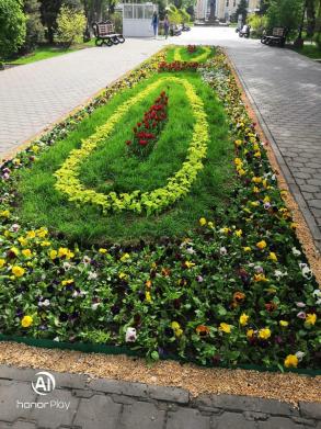 В преддверии Дня Победы Астрахань украшают цветами