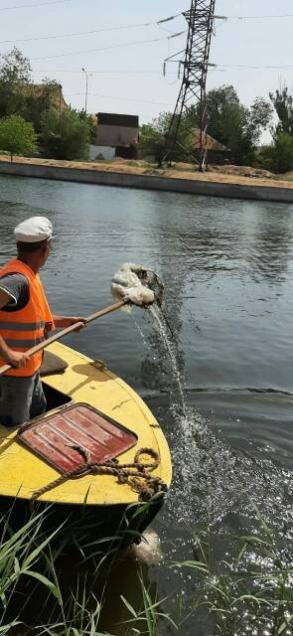 На городских мостах и каналах наводят чистоту
