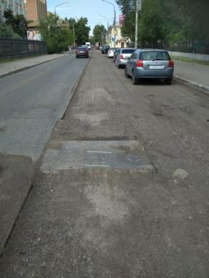 Улицу Ленина ремонтируют в рамках нацпроекта