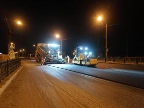 На улице Адмирала Нахимова уложили свыше 46 тысяч квадратных метров асфальта