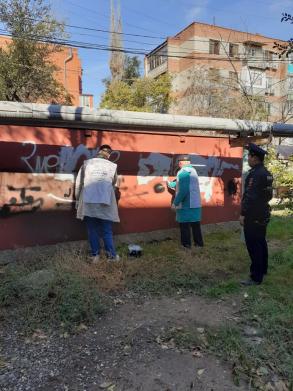 В Астрахани закрасили более 360 надписей с рекламой запрещенных веществ