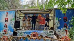 «Фронтовые бригады» поздравляют астраханских ветеранов