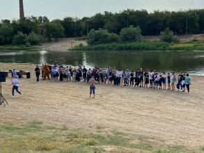 В правобережье прошëл экопикник