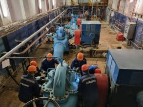 На Левобережных очистных сооружениях водопровода "Астрводоканала" проводят профилактические работы