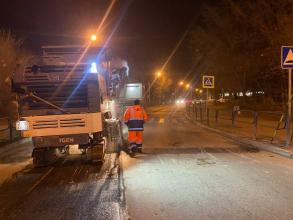 Улицу Комсомольскую Набережную ремонтируют в рамках нацпроекта