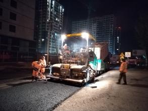 В Астрахани ремонтируют участок улицы Ахшарумова