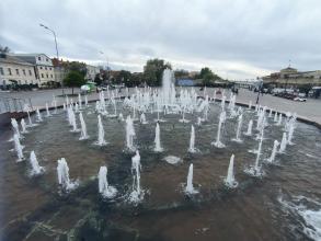 Сегодня в Астрахани стартовал сезон фонтанов