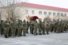 В Астрахани чествовали отличившихся на спецоперации росгвардейцев