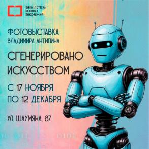 В модельной библиотеке Астрахани пройдет фотовыставка, сгенерированная искусственным интеллектом