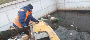 С акватории городских каналов собрали свыше 300 кубометров мусора