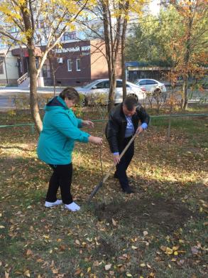 На территории района проведены мероприятия по благоустройству и озеленению района «Красивый район руками жителей»