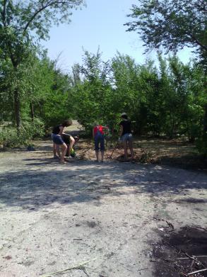 26.06.2015 г. в Ленинском районе прошел "День чистоты" в парке по ул. Даргомыжского, в котором приняли участие сотрудники администрации Ленинского района г. Астрахани.