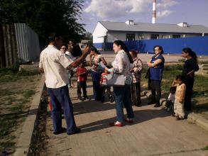 Администрацией  района проведен   сход  жителей,  проживающих  по адресу: ул. 8-й проезд Энергетическая, 3 