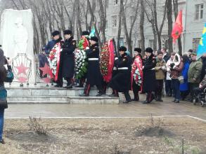На Аллее воинов-интернационалистов прошел митинг