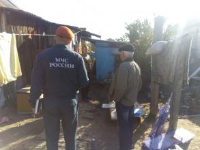 23.10.2019 в Советском районе проведен совместный рейд с представителями МВД и МЧС 