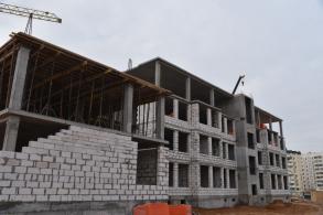 Возведение каркаса новой школы в переулке Грановском вышло на финишную прямую