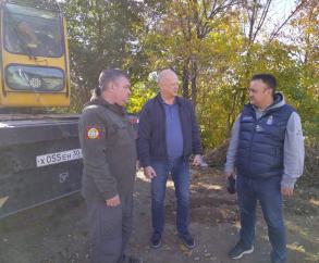 Подрядчик устанавливает узлы на дюкерных переходах