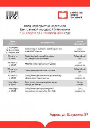 Астраханцы могут интересно провести время в городских библиотеках