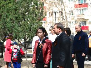 8.04.2015 на Бульваре Победы была проведена акция «Дерево Победы». 