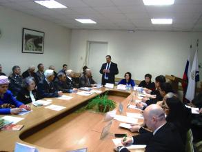 18 февраля в здании администрации Ленинского района состоялась встреча актива ветеранов с депутатами Городской Думы МО «Город Астрахань». 