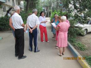 Встреча с собственниками многоквартирного дома № 100 по ул. Маркина.