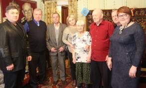 Поздравление с юбилеем ветерана Великой Отечественной войны.