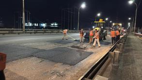 Ночью в Астрахани отремонтировали Новый мост