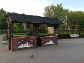 На набережной Волги установили НТО в едином стиле