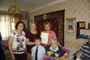 Поздравление ветерана ВОВ