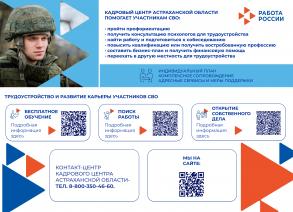 Трудоустройство и развитие карьеры участников СВО!
