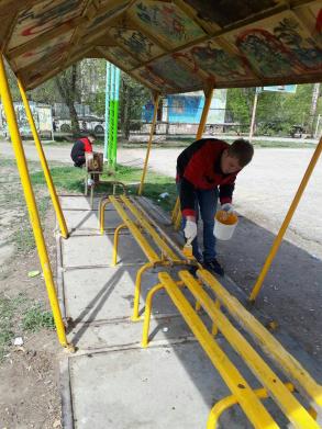 Благоустройство района в рамках акции "День чистоты"