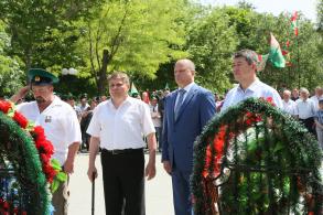 Митинг в честь Дня пограничника прошел в Астрахани