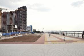 Завершается первый этап реконструкции нового променада на набережной Волги