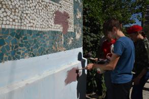 В Советском районе стерли около 600 надписей наркотического содержания