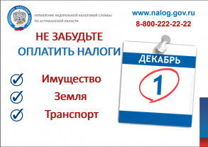 Не забудьте оплатить налоги!