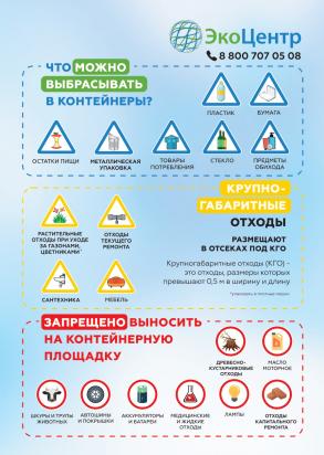 Астраханский филиал ООО "ЭкоЦентр" информирует!