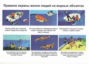 Правила охраны жизни людей на водных объектах