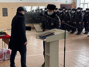В Астрахани наградили лучших сотрудников полка ППС