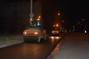 Дорогу к парку Знаний ремонтируют в рамках нацпроекта