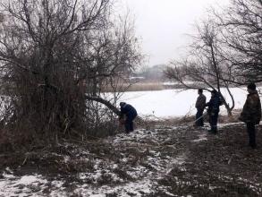 В Астрахани расчистили берег ерика Солянка