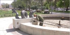 В Астрахани готовят к запуску фонтаны