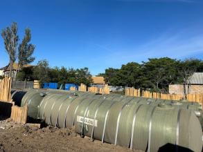 В Астрахани реконструировано более полутора километров ливневой канализации