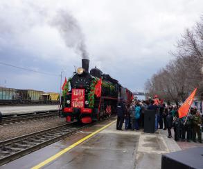 В Астрахань прибудет ретропоезд «Воинский эшелон»