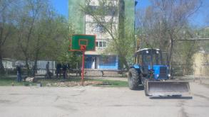 Работы по ремонту детской игровой площадки