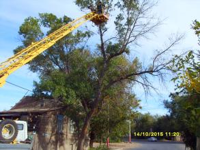 Санитарная уборка Трусовского района.