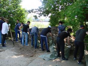 Берегоукрепление по адресу: ул. Соймонова, д. 9,11.