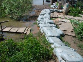 Повторно проведены работы по берегоукреплению по адресу: ул. Соймонова, д. 9,11