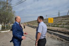 В Астрахани ремонтируют переулок Туркменский